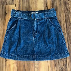 Free People denim skirt